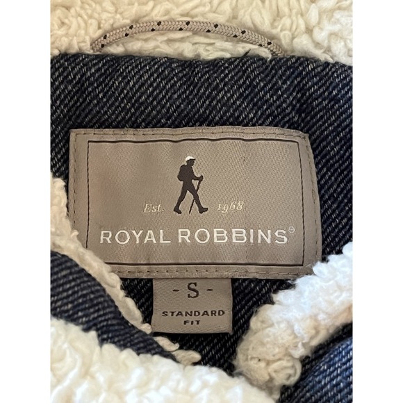 Royal Robbins Blue Sherpa Lined Hooded Vest Jacket Women's Small - Picture 4 of 8